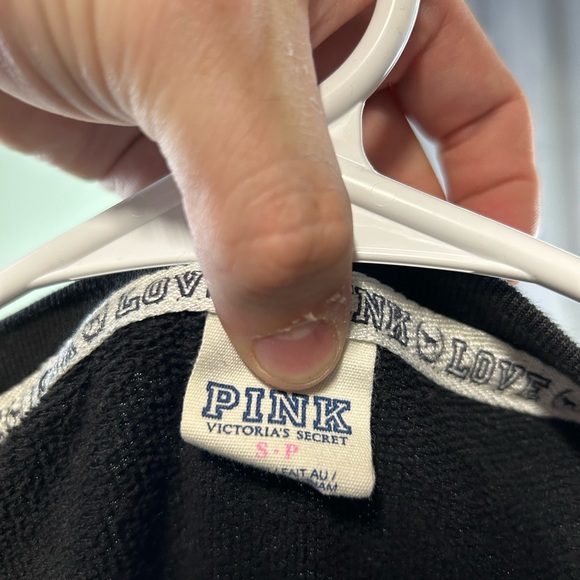 Victoria's Secret Black and Gray Sweatshirt - Picture 3 of 3